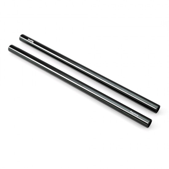SmallRig 2pcs 15mm Black Aluminum Alloy Rod(M12-30cm) 12inch