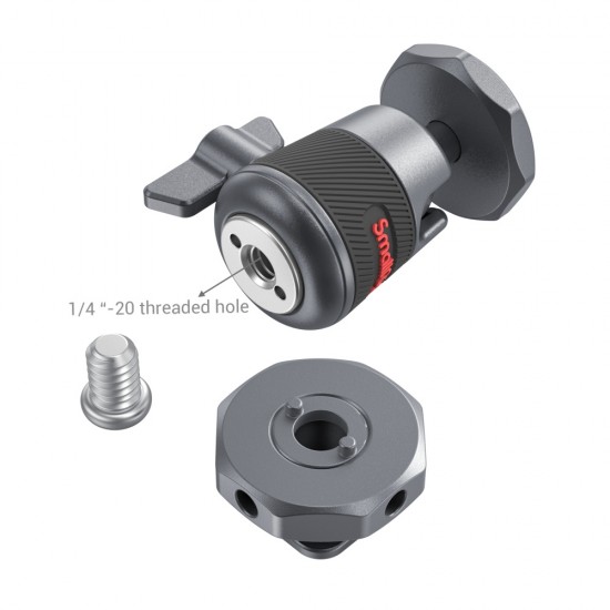SmallRig Mini Ball Head with Removable Cold Shoe Mount (two pieces)