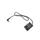 SmallRig DC5521 to LP-E6 Dummy Battery Charging Cable