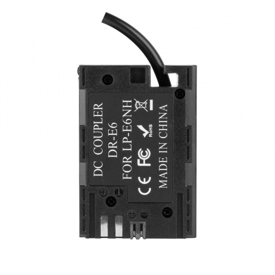 SmallRig DC5521 to LP-E6 Dummy Battery Charging Cable