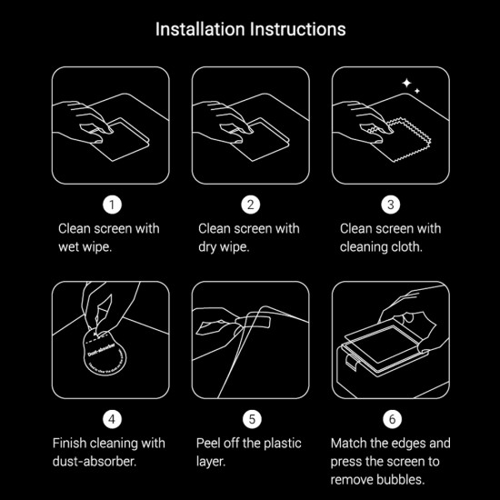 SmallRig Tempered Glass Screen Protector for Sony A7 & A9 & RX100 & ZV1 Camera (2 pcs)