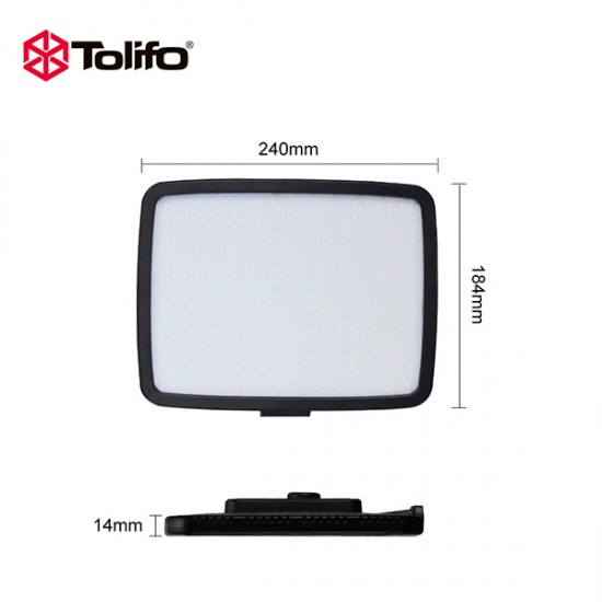 Tolifo PT-F36B Slim Bi Colour LED Light