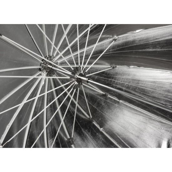 Silver reflective umbrella 150 cm Fibro