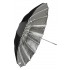 Silver reflective umbrella 150 cm Fibro