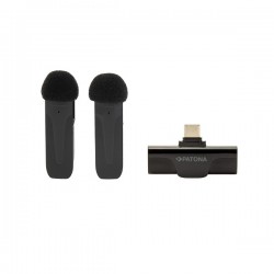 PATONA premium clip-on lavalier microphones for smartphones with USB-C