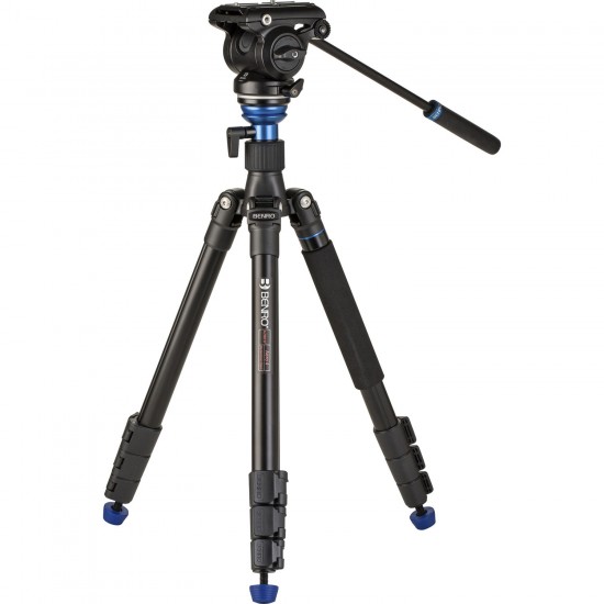 Benro Aero 4 Pro Video Travel Angel Tripod Kit with Leveling Column A2883FS4PRO