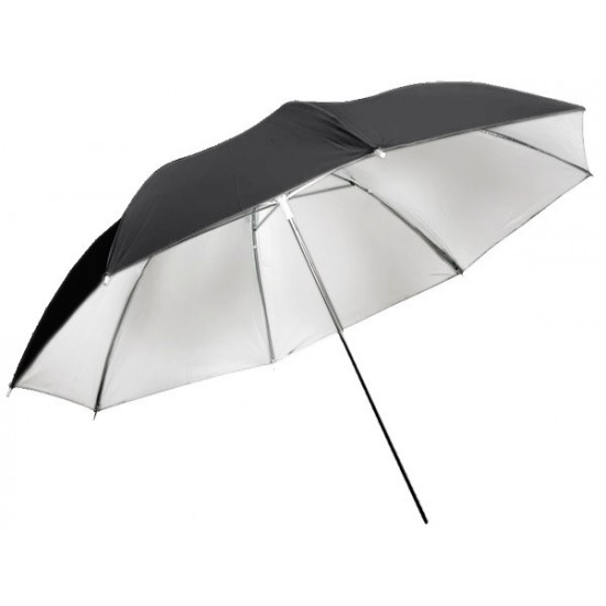 White reflective umbrella 150 cm