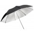 White reflective umbrella 150 cm