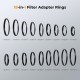 K&F 18 Pieces Filter Ring Adapter Set