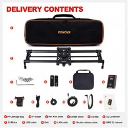 Konova P1 KMS S2 Motorized Carbon Camera Slider 60 Cm