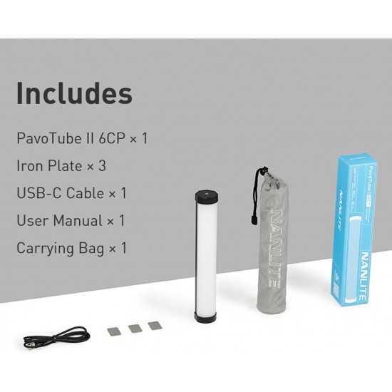 PavoTube NanLite II 6CP LED Light
