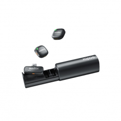 Godox C01 Kit 2 Ασύρματο σύστημα 2 μικροφώνων Μαύρο