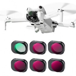 K&F Concept CPL, ND&PL Filters Set for DJI Mini 4 Pro 6 Pack (CPL + ND4&PL + ND8&PL + ND16&PL + ND32&PL + ND64&PL)