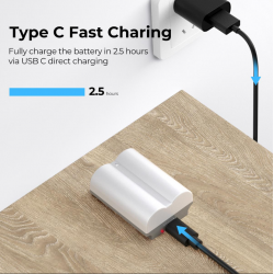 K&F 2 Pack 2400mAh NP-W235 Battery