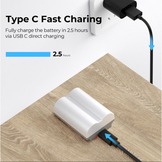 K&F 2 Pack 2400mAh NP-W235 Battery