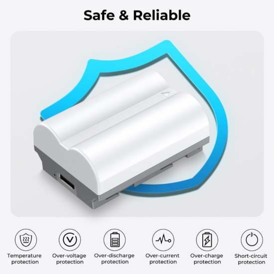 K&F 2 Pack 2400mAh NP-W235 Battery