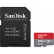 SanDisk 200GB Ultra microSDXC UHS-I Memory Card with Adapter - 100MB/s, C10, U1, Full HD, A1, Micro SD Card