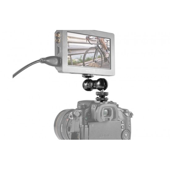 SmallRig Double End Ball Head with Cold Shoe and Thumb Screw