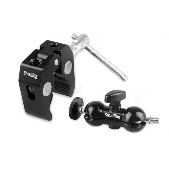 SmallRig Multi-Function Double Ballhead with Clamp & 1/4'' Screw