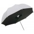 White translucent box umbrella 109 cm