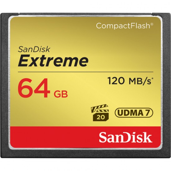 SanDisk 64GB Extreme Compact Flash Memory Card