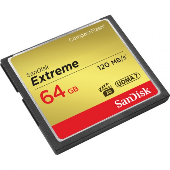 SanDisk 64GB Extreme Compact Flash Memory Card