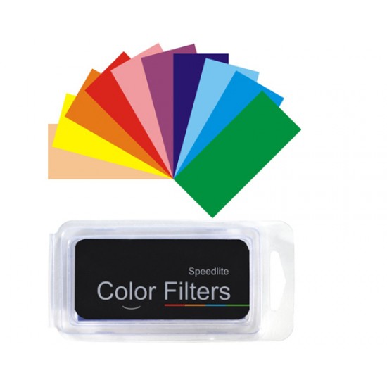 Color filters for speedlites