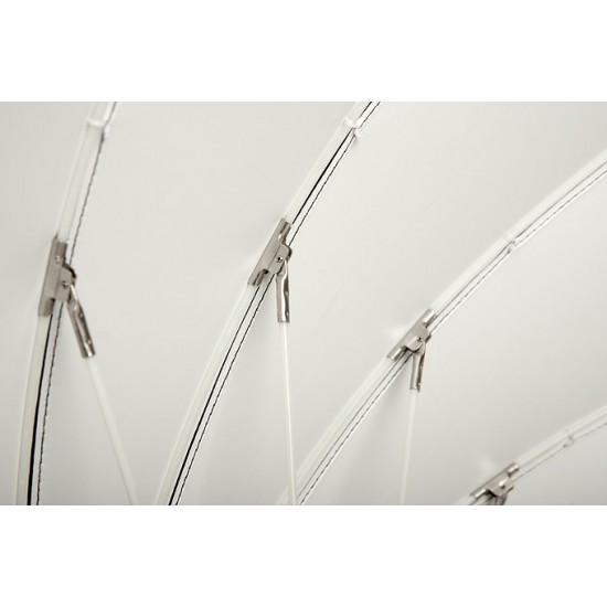 White reflective umbrella 105 cm Fibro