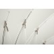 White reflective umbrella 105 cm Fibro