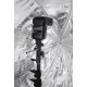 Octagonal box umbrella for speedlight - 80cm with grid