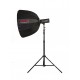 Portable parabolic softbox 90 cm