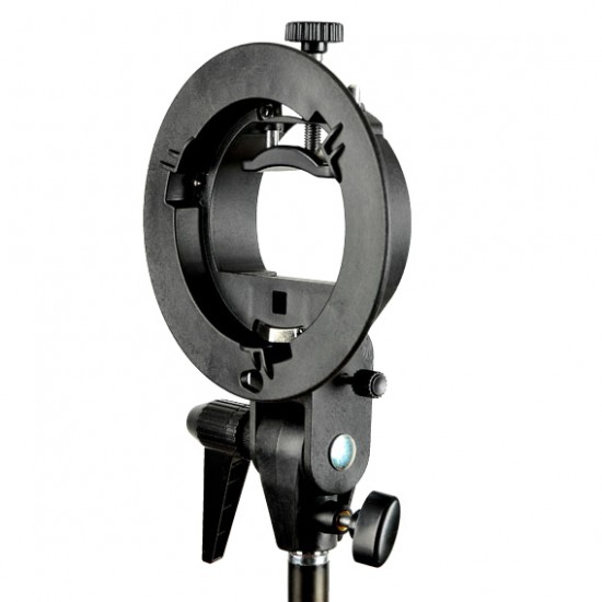 Speedlite bracket - Bowens S-type mount