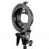 Speedlite bracket - Bowens S-type mount