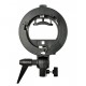 Speedlite bracket - Bowens S-type mount