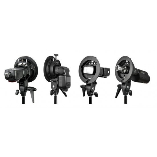Speedlite bracket - Bowens S-type mount