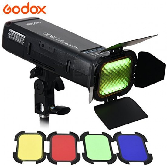 Barndoor Kit Speedlite Flash head for GODOX WITSTRO AD200 TTL