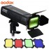 Barndoor Kit Speedlite Flash head for GODOX WITSTRO AD200 TTL