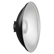 55 cm reflector - Beauty Dish with silver surface