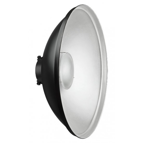 55 cm reflector - Beauty Dish with silver surface