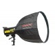 Portable deep parabolic softbox 50 cm