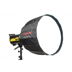 Portable deep parabolic softbox 50 cm