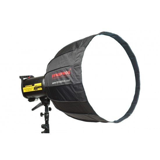 Portable deep parabolic softbox 50 cm