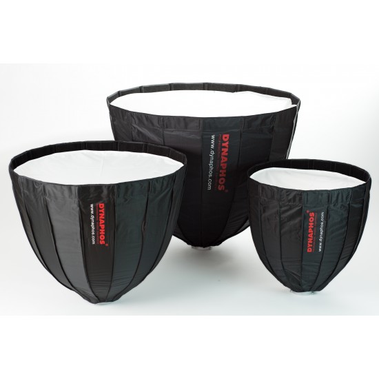Portable deep parabolic softbox 50 cm