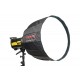 Portable deep parabolic softbox 50 cm