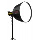 Portable deep parabolic softbox 70 cm