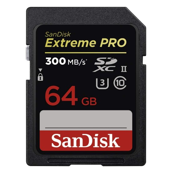 SanDisk Extreme PRO 64GB 300 MB/s UHS-II