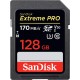 SanDisk Extreme PRO 128GB SDXC 170 MB/s Class 10 /  U3 V30