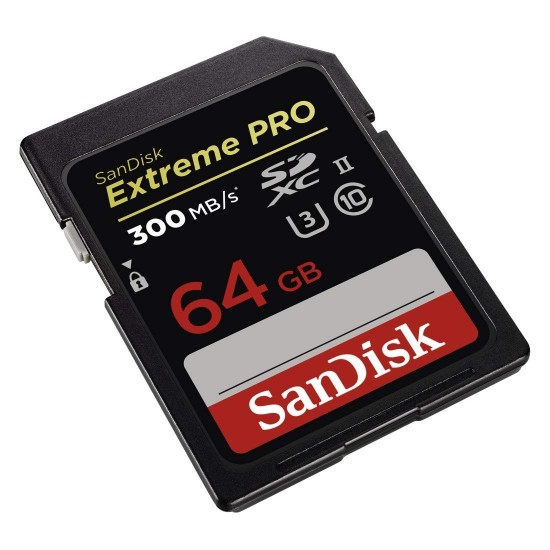 SanDisk Extreme PRO 64GB 300 MB/s UHS-II