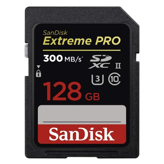 SanDisk Extreme PRO 128GB 300 MB/s UHS-II