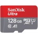 SanDisk 128GB Ultra microSDXC UHS-I Memory Card with Adapter - C10, U1, Full HD, A1, Micro SD Card